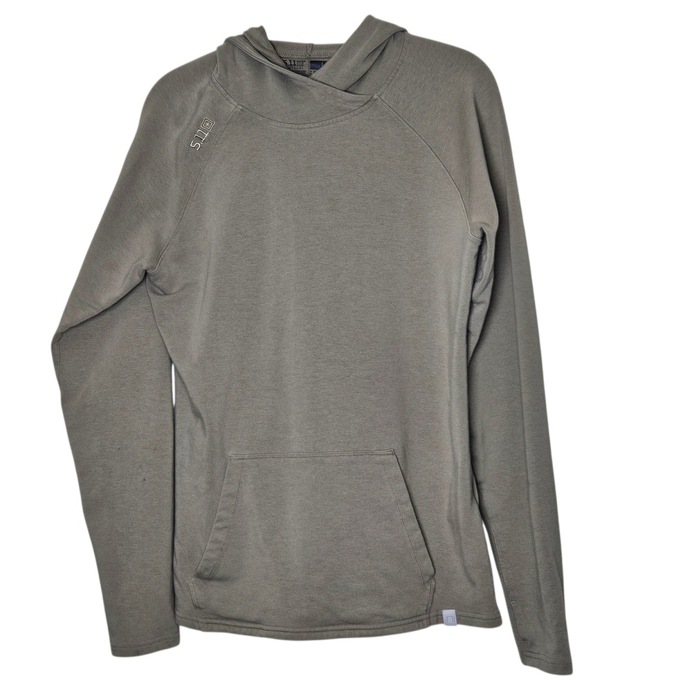5.11 Tactical‎ Womens Olive Green Hoodie Pullover Long Sleeve Activewear Top L